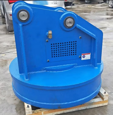 Excavator Mounted Electromagnetic Lifting Magnets for Scrap Metal