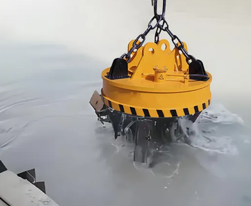 Circular Electromagnetic Lifting Magnets for Scrap Metal Handling